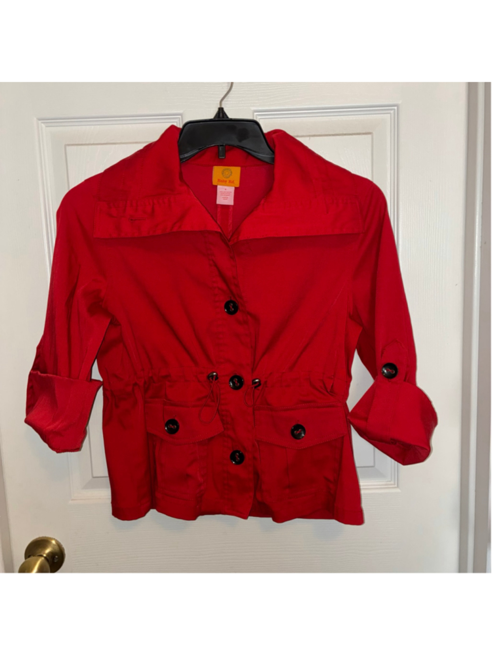 Women's Ruby Rd. Utility Jacket Red Size 6 - Picture 2 of 4